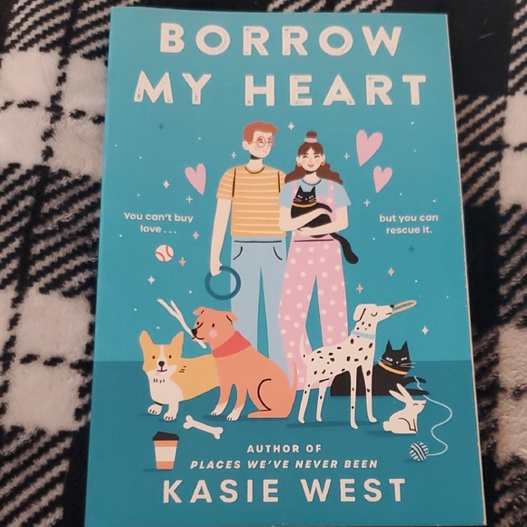 Other - Borrow My Heart by Kasie West - Teal Paperback Cover